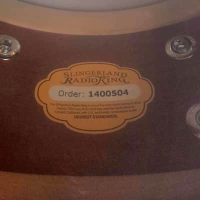 Slingerland Radio King Artist 6.5x14" Snare Drum 2025 - Present - Blue and Silver Lacquer image 7