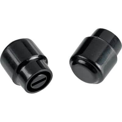 Fender Telecaster Barrel Style Switch Tips, Black, Set of 2 image 2