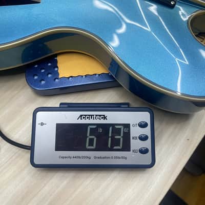 Firefly FF338 PRO LAST ONE! Metallic Blue Foo Fighters Dave Grohl 335 Gibson Trini Lopez image 16