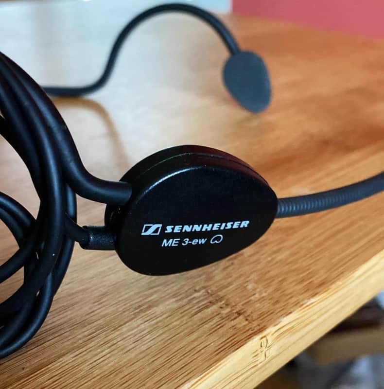 Sennheiser ME 3-ew Cardioid Headset Microphone for Evolution Wireless – Excellent Condition image 1