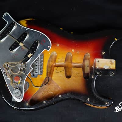 7.4LB, 1-Owner! 1963 Fender Stratocaster Sunburst image 18