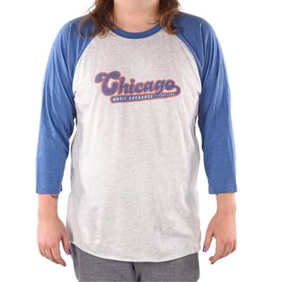 CME "Rec League" Vintage Royal 3/4 Raglan Baseball T-Shirt 3XL image 3