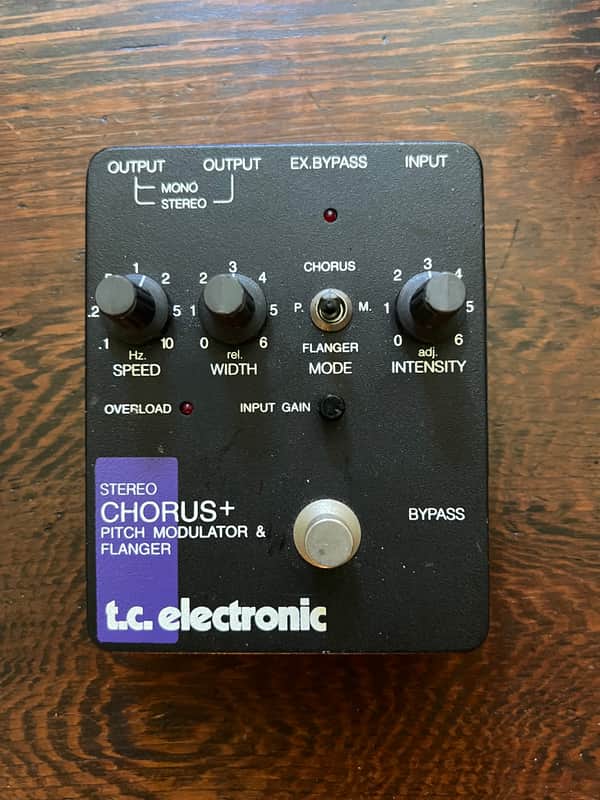 TC Electronic Stereo Chorus + Pitch Modulator & Flanger 1991 - 2016 - Black MODIFIED image 1