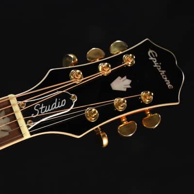Epiphone J-200 EC Studio (Solid Top; Fishman Presys) Vintage Sunburst 739 image 5