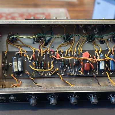 1966 Black Panel Fender Princeton Reverb-Amp - 110 Volts image 10