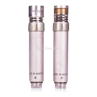 AKG C60 Tube Condenser Microphone Pair with N60A PSU CK28 Capsule AC701 image 3