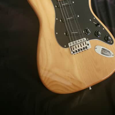 Stratocaster 2021 Ash Natural Gloss w HSC Custom Build Rails Strat non-Fender Blonde image 2