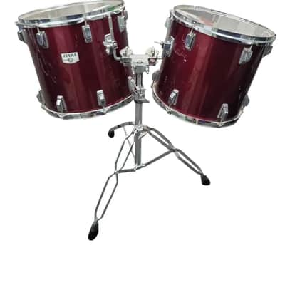 1987 Tama Swingstar 14" & 15" Tom w/ Double Mount Stand MIJ image 6