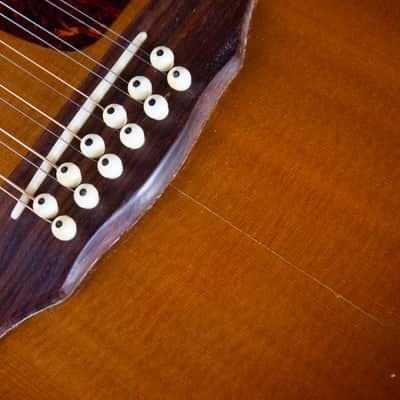 Guild USA D-25-12 1995 - Antique Burst image 16