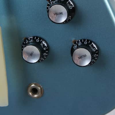 Gibson Vintage 1966 Non-Reverse Firebird III Re-Fin Re-Build Pelham Blue w Case image 6