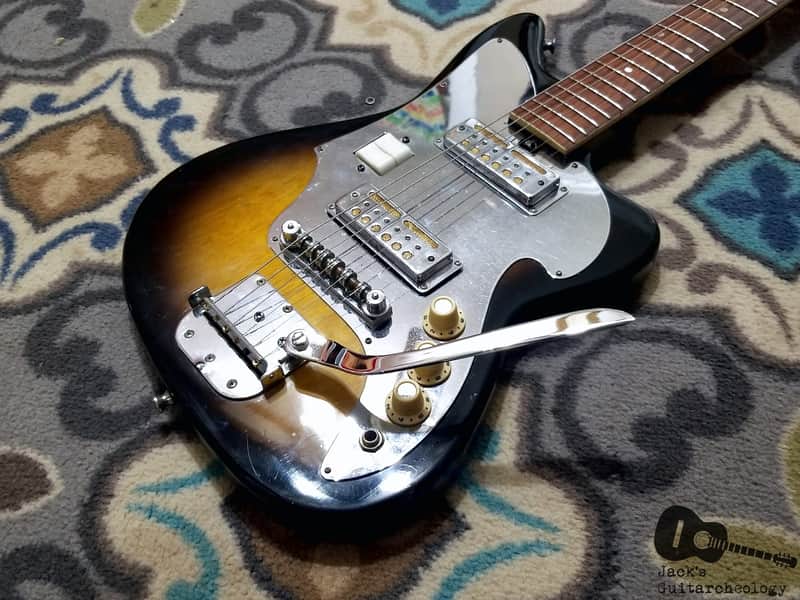 Audition/Teisco Zenon Electric Guitar (1960's, Sunburst) | Reverb