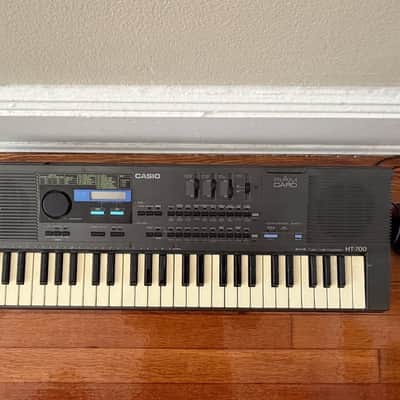 Casio HT-700 49-Key Synthesizer 1980s - Black
