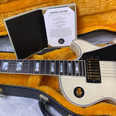 NEW! Gibson Les Paul Custom 1957 Reissue Murphy Lab Ultra Light Aged - Custom Ordered in TV White - Custom Shop - 9.4 lbs - Authorized Dealer - G06785 image 14