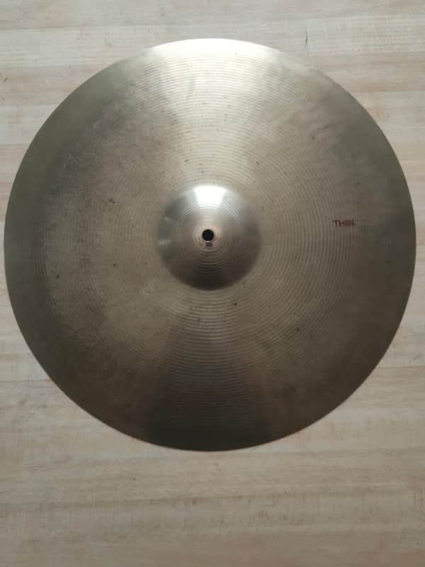 Paiste Formula 602 18" Thin Crash/Ride (1965-1972) Solid Stamp image 1