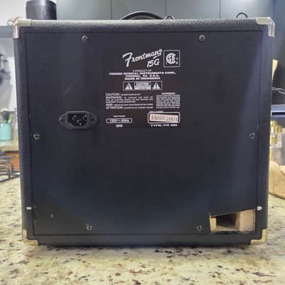 Fender Frontman 15G Series II 2-Channel 15-Watt 1x8" Guitar Practice Amp 2002 - 2010 - Black image 4
