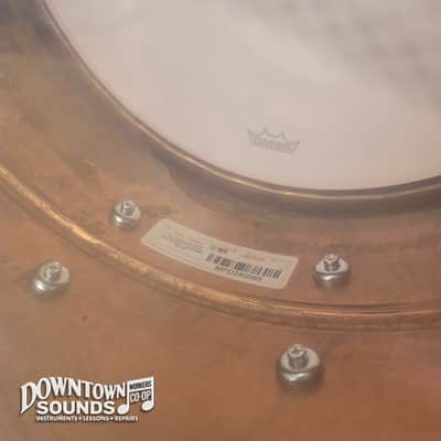 Ludwig Copper Phonic LC608R 8” x 14” Snare Drum - Smooth Raw Shell, Imperial Lugs image 8