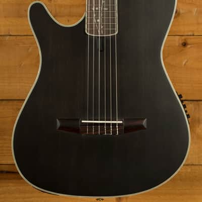 Ibanez TOD10NL Tim Henson/Polyphia Electro-Nylon - Rosewood - Transparent Black Flat - Left-Handed image 1