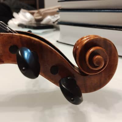 Alessandro Bertoli 4/4 Full size violin 2018 plus g Werner pernambuco bow and old case image 21