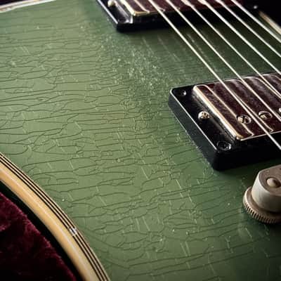 Over 9k new! RARE Gibson Custom Shop Custom Firebird Heavy Aged Inverness Green 2025 - Perfect Balance and Weight image 11
