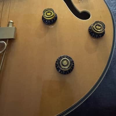 Epiphone Emperor II Hollowbody Archtop Electric Guitar – Natural – 2006 – w/ Soft Case image 3