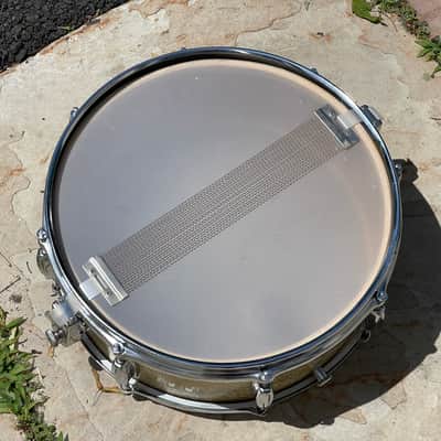 1960's MIJ 14" Gold/Silver Sparkle 5.5x14 Snare Drum Del Rey St. George image 14