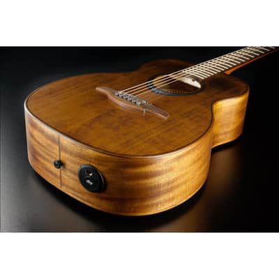 Lag TBW1TE-BRW | Travel Guitar w/ BlueWave. New with Full Warranty! image 4
