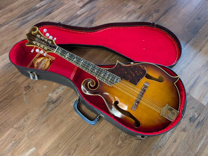 Hondo HM-5 F-Style Mandolin Vintage 1970s Sunburst MIJ W/OSSC Great Condition! image 1