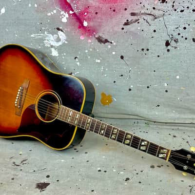 1968 Gibson SJ Southern Jumbo Vintage Guitar 1960's Player Project for Repair image 1