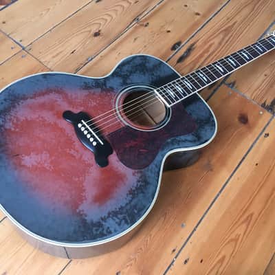 Yamaha CJ 12 Country Jumbo Acoustic Guitar Spares Or Repairs Working Project image 2