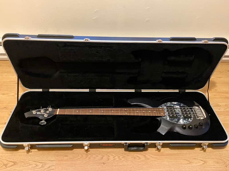 Left Handed Ernie Ball Musicman Bongo 4 Metal Gray image 1