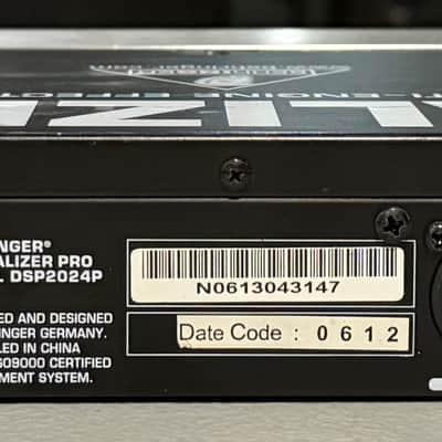 Behringer Virtualizer Pro DSP2024P 24-Bit Multi-Engine Effects Processor 2000s - Black / Silver image 2