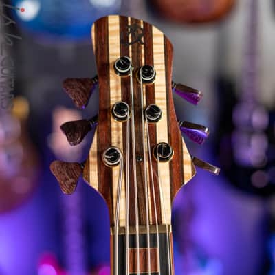 Shawn May Custom Rainbow 6-String Short Scale Bass image 9