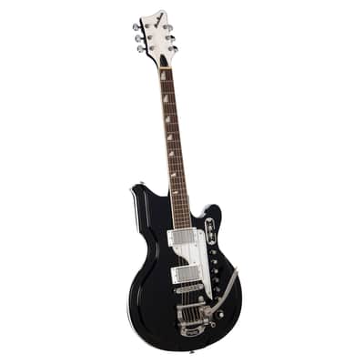 Airline Guitars '59 Newport DLX Black image 8