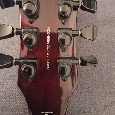 ESP LTD EC-1000 Evertune FM 2018 - Present - Dark Brown Sunburst image 5