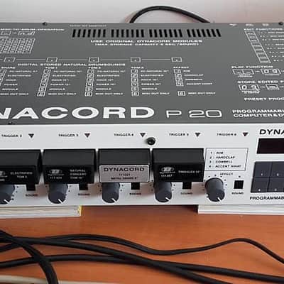Vintage Dynacord P-20 programmable Digital Drums with 5 catridges image 1