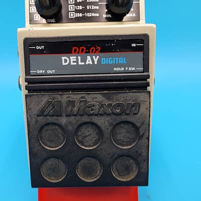 Rare Vintage 80s Maxon DD-02 Delay Digital Guitar Effect Pedal Japan Bass DD MIJ Ibanez image 5