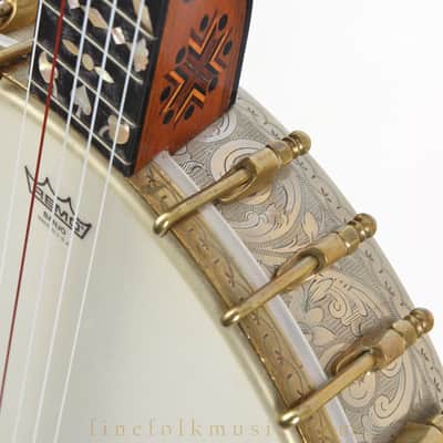 1900s UNKNOWN PRESENTATION 5-STRING BANJO image 4