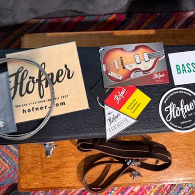 Hofner 500/5 "Reeperbahn" Bass 1959 Reissue Stuart Sutcliffe Beatle Model Super Rare image 22
