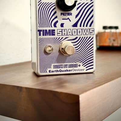 EarthQuaker Devices / Death By Audio Time Shadows Subharmonic Multi-Delay Resonator 2020 - Silver / Purple image 2