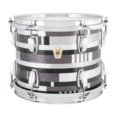 Ludwig *Pre-Order* Classic Maple 8x10" Digital Sparkle Rack Tom Tom Drum Atlas Mount | Made in the USA | Special Order | Authorized Dealer image 1