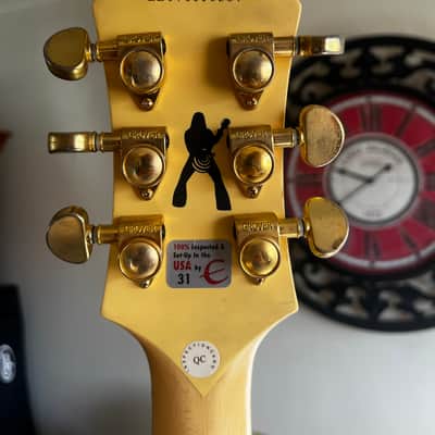 Epiphone Zakk Wylde Signature Les Paul Custom Antique Ivory with Case image 9