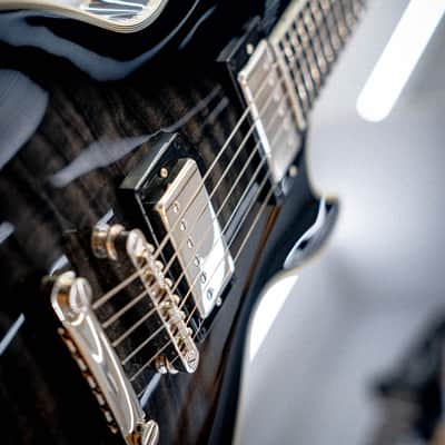 Epiphone Les Paul Custom Bats in Flight Transparent Ebony Burst image 4