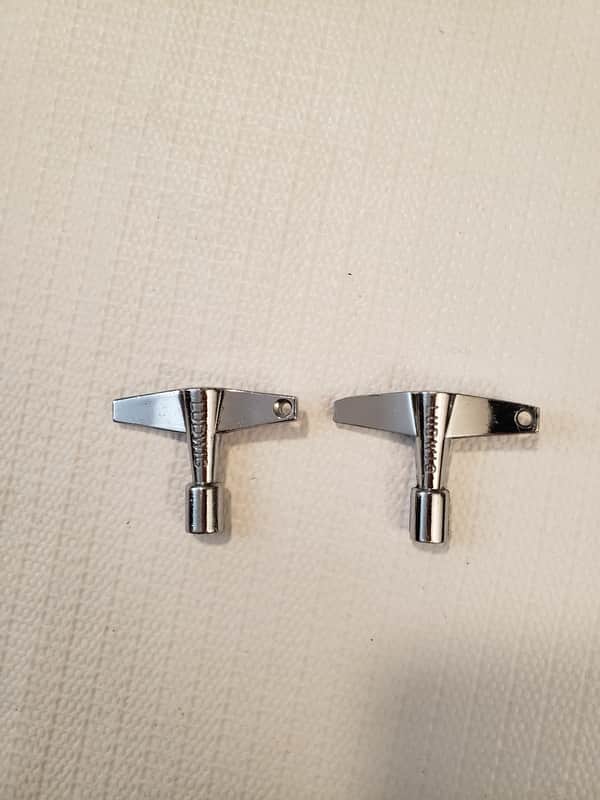 Ludwig Drum Keys  (2) …..1970s  - Chrome…WORLDWIDE SHIPPING… imagen 1