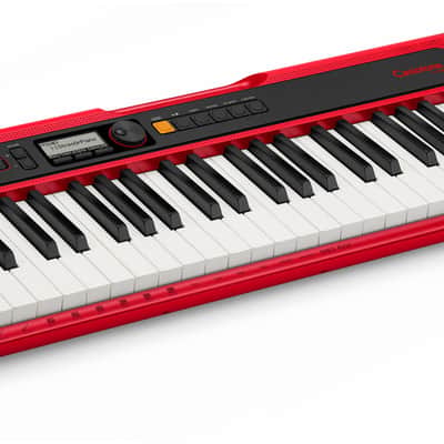 Casio CT-S200 Casiotone 61-Key Keyboard - Red w/ Adjustable Stand image 3