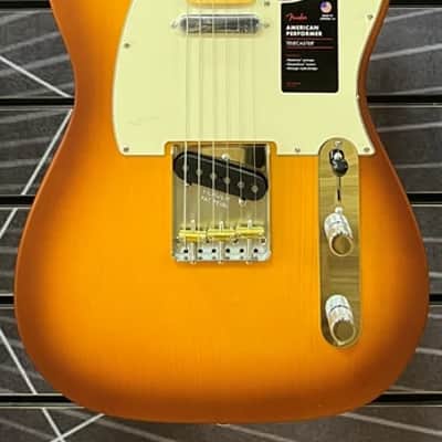 Fender Limited Edition American Performer Telecaster Electric Guitar, Honey Burst image 6