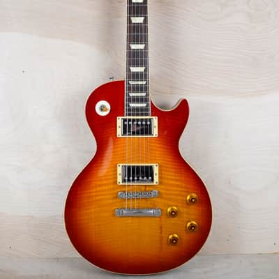 Burny Super Grade RLG-50 '59 Model MIJ 1984 Cherry Sunburst Vintage Japan w/ Gig Bag image 2