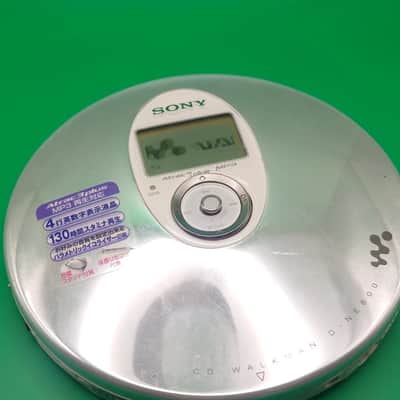 Rare parametric eq Sony Walkman portable Mp3 CD player D-NE800 silver W Accs image 13