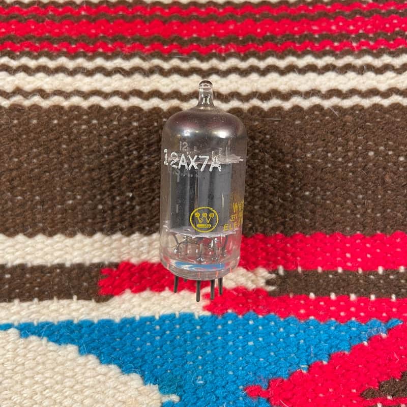 Vintage 1966 Westinghouse 12AX7A Preamp Tube 12AX7 Valve #58 image 1
