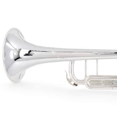 S.E. Shires Q10S Q-Series Professional Bb Trumpet in Silver Plate SN Q16482 image 9
