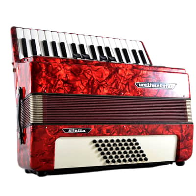 TOP Quality, German Made Piano Accordion Weltmeister Stella 48 bass, 5 switches+Original Hard Case&Shoulder Straps - Accordian, Fisarmonica image 5